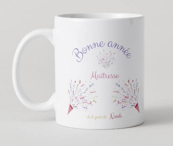 Mug "Bonne Année Maîtresse"