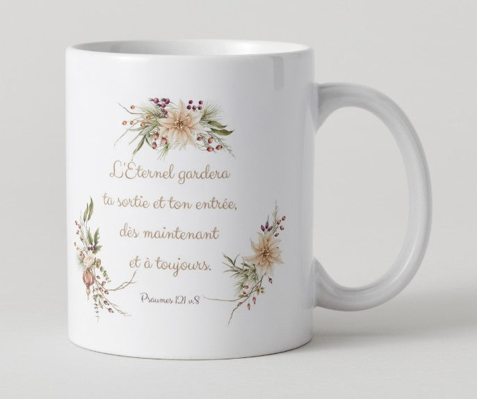 Mug - Bonne Année - "L'Eternel gardera ta sortie et ton entrée..."