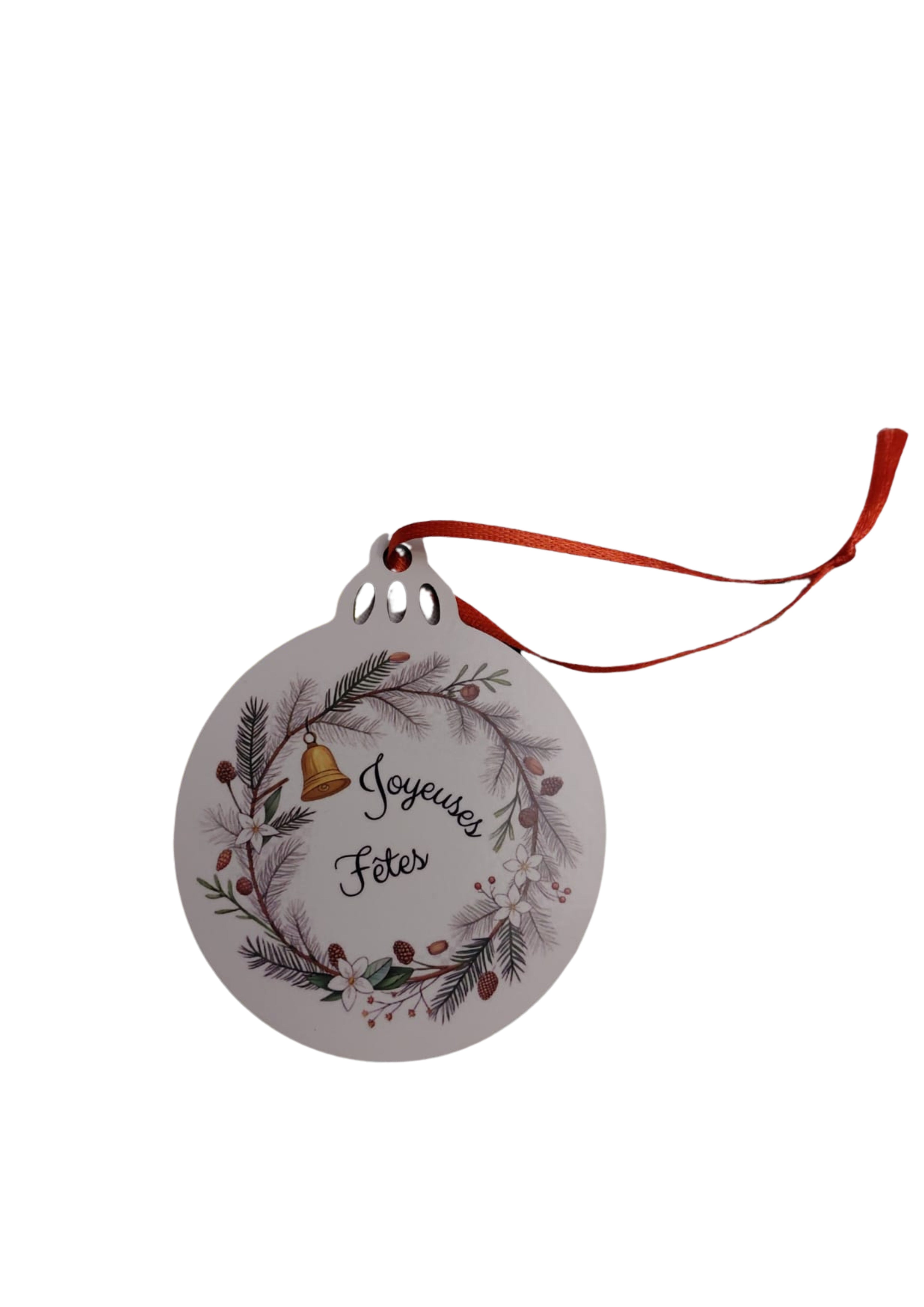 Médaille de Noël "Joyeuses Fêtes"