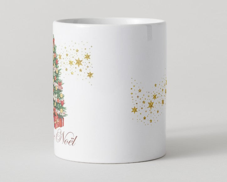 Mug "Joyeux Noël" avec sapin