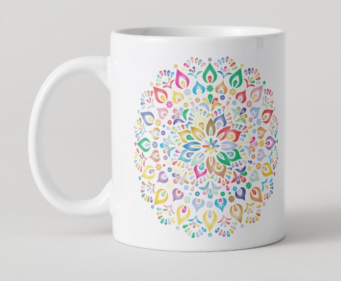 Mug multicolore - "Éternel ! le matin, tu entendras ma voix..."