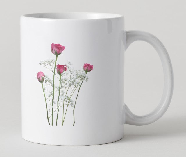 Mug - Fête des grands mères - Le jardin de Mamie avec fleurs