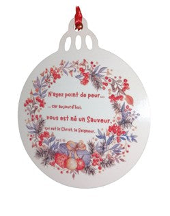 Médaillon de Noël - N'ayez point de peur...