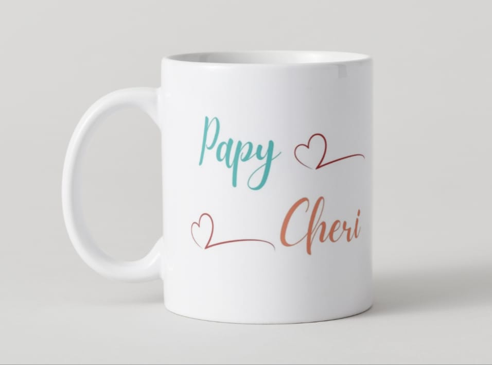 Mug “À mon papy chéri” – fête des grands pères